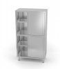 Szafa magazynowa z przegrodą i drzwiami suwanymi 800 x 500 x 1800 mm POLGAST 302085 302085
